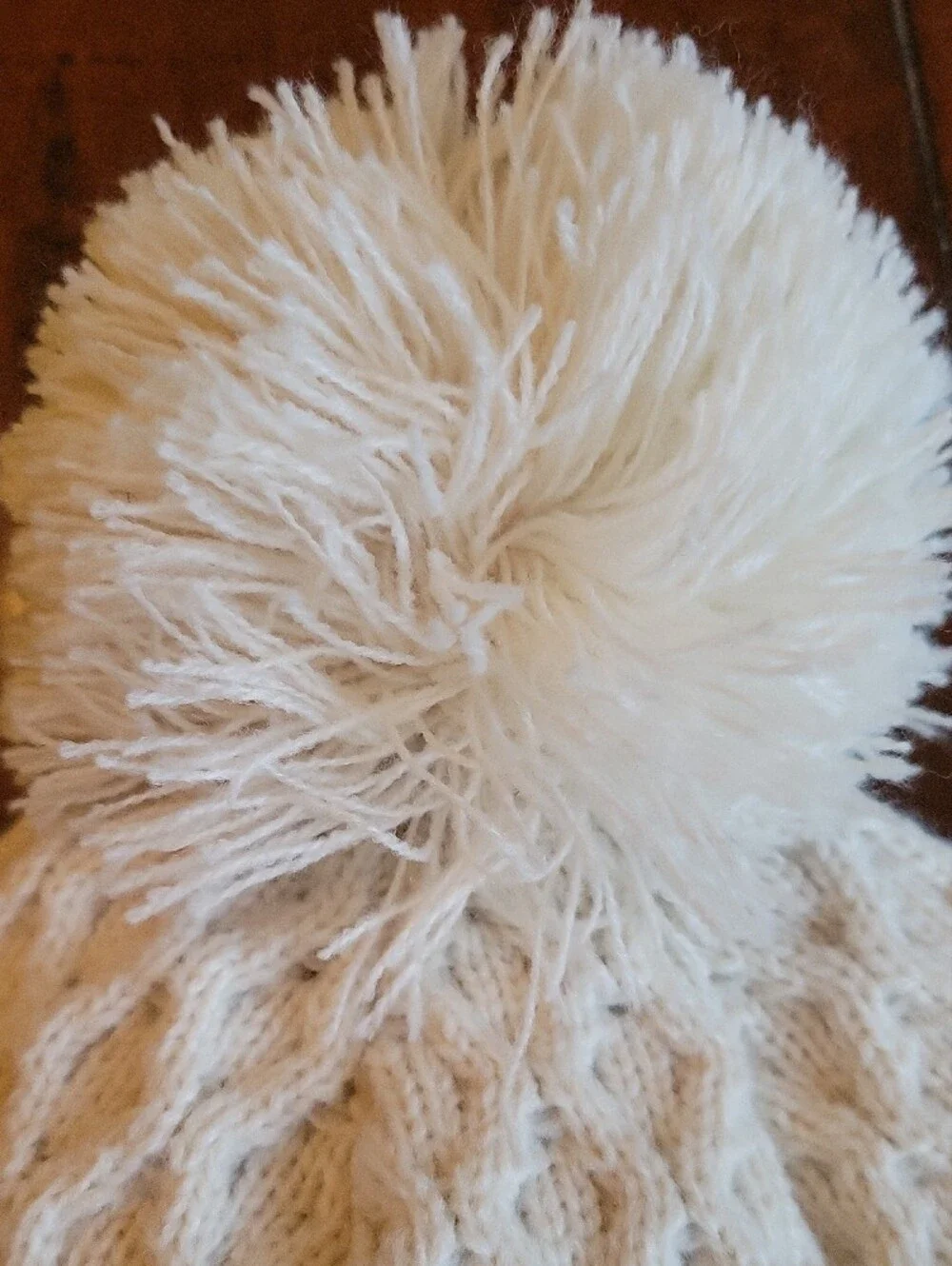 New Era Women's Cream Cable-Knit Pom Beanie Cap CHICAGO Bears NWT